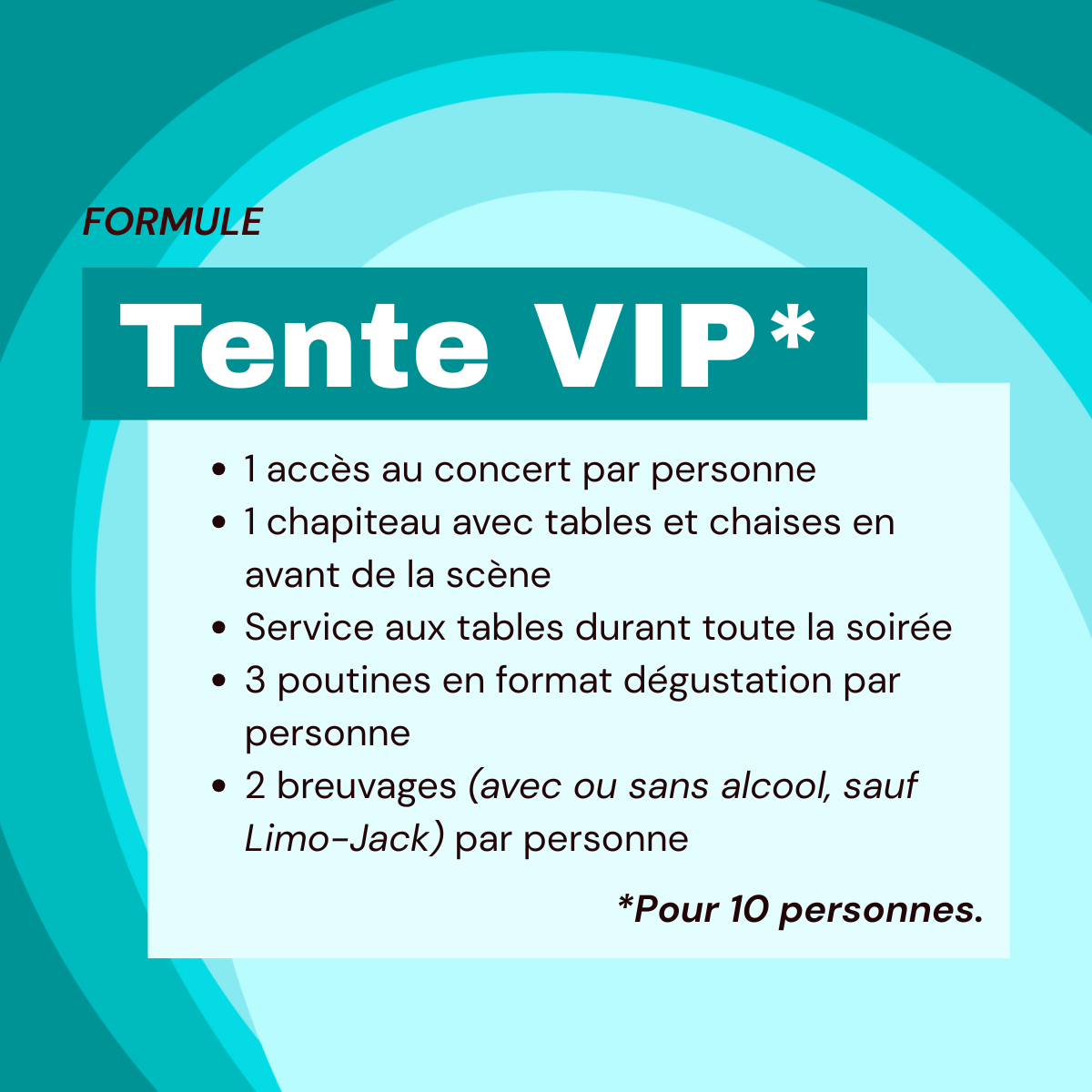 La Chicane / Granby - Tente VIP