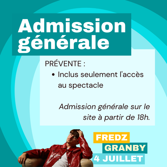 Fredz / Granby - General Admission