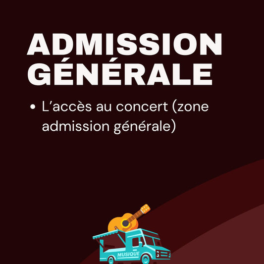 Marie-Mai - Admission Générale